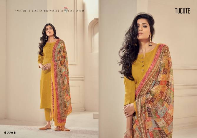 Karma Tucute Series 777 Series Latest Fancy Designer Printed Mix Fabric Salwar Suit Collection